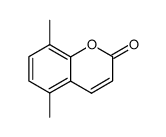 5,8-dimethyl-2H-1-benzopyran-2-one结构式
