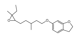 6-[(6,7-epoxy-3,7-dimethylnonyl)-oxy]-2,3-dihydrobenzofuran结构式