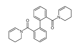 [2-[2-(3,4-dihydro-2H-pyridine-1-carbonyl)phenyl]phenyl]-(3,4-dihydro-2H-pyridin-1-yl)methanone Structure