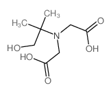 Glycine,N-(carboxymethyl)-N-(2-hydroxy-1,1-dimethylethyl)- Structure