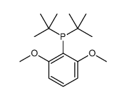 ditert-butyl-(2,6-dimethoxyphenyl)phosphane Structure
