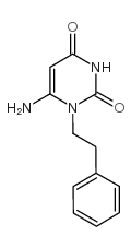 6-AMINO-1-(2-PHENYLETHYL)PYRIMIDINE-2,4(1H,3H)-DIONE structure