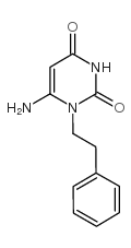 6-AMINO-1-(2-PHENYLETHYL)PYRIMIDINE-2,4(1H,3H)-DIONE Structure