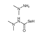 1,1-dimethylhydrazine 2,2-dimethylhydrazine-1-carboselenoate结构式