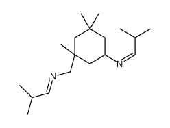 1,3,3-trimethyl-N-(2-methylpropylidene)-5-[(2-methylpropylidene)amino]cyclohexanemethylamine Structure