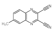 2,3-Quinoxalinedicarbonitrile,6-methyl-结构式