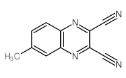 2,3-Quinoxalinedicarbonitrile,6-methyl- structure