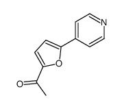1-(5-pyridin-4-ylfuran-2-yl)ethanone结构式