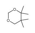 4,4,5,5-tetramethyl-[1,3]dioxane Structure