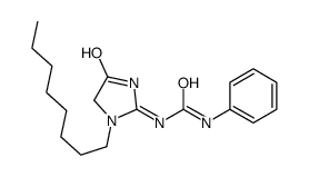 1-(3-octyl-5-oxo-4H-imidazol-2-yl)-3-phenylurea结构式