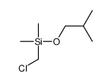 2-Methyl-1-(dimethyl(chloromethyl)silyloxy)propane structure