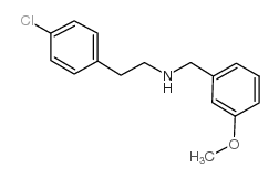 2-(4-chlorophenyl)-N-[(3-methoxyphenyl)methyl]ethanamine Structure