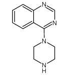 4-哌嗪-1-基喹唑啉结构式