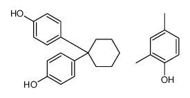 2,4-dimethylphenol,4-[1-(4-hydroxyphenyl)cyclohexyl]phenol Structure