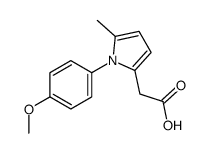2-[1-(4-methoxyphenyl)-5-methylpyrrol-2-yl]acetic acid Structure