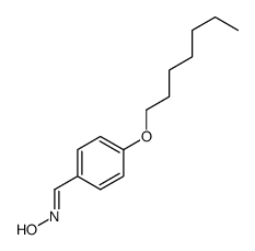 N-[(4-heptoxyphenyl)methylidene]hydroxylamine Structure