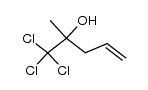 1,1,1-trichloro-2-methyl-pent-4-en-2-ol结构式