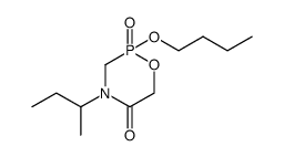 2-butoxy-4-sec-butyl-2-oxo-2λ5-[1,4,2]oxazaphosphinan-5-one结构式