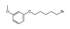 1-(5-bromopentoxy)-3-methoxybenzene Structure