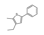 3-ethyl-2-methyl-5-phenylthiophene Structure