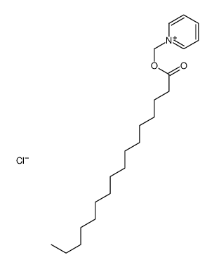pyridin-1-ium-1-ylmethyl hexadecanoate,chloride Structure