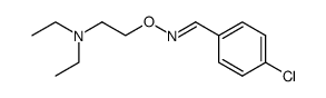 4-Chloro-benzaldehyde O-(2-diethylamino-ethyl)-oxime结构式