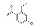 Benzoyl chloride, 4-chloro-2-ethyl- (9CI)结构式