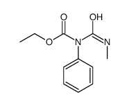 ethyl N-(methylcarbamoyl)-N-phenylcarbamate Structure