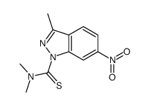 N,N,3-trimethyl-6-nitroindazole-1-carbothioamide Structure
