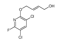 4-(3,5-dichloro-6-fluoropyridin-2-yl)oxybut-2-en-1-ol结构式