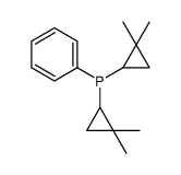 Bis(2,2-dimethylcyclopropyl)phenylphosphine结构式