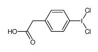 (p-Iodophenyl)acetic acid Dichloride Structure