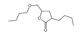 5-(butoxymethyl)-3-butyloxolan-2-one结构式
