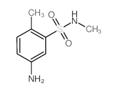 5-amino-N,2-dimethyl-benzenesulfonamide Structure