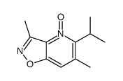 3,6-dimethyl-4-oxido-5-propan-2-yl-[1,2]oxazolo[4,5-b]pyridin-4-ium结构式