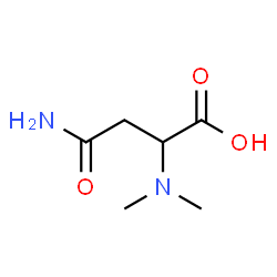 Butanoic acid,3-amino-4-(dimethylamino)-4-oxo- Structure