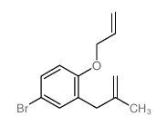 Benzene,4-bromo-2-(2-methyl-2-propen-1-yl)-1-(2-propen-1-yloxy)-结构式