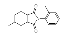 5-methyl-2-o-tolyl-3a,4,7,7a-tetrahydro-isoindole-1,3-dione结构式
