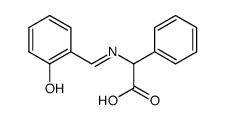 DL-N-Salicyliden-phenylglycin结构式