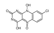 8-chloro-10-hydroxy-5-oxidobenzo[g]pteridin-5-ium-2,4-dione Structure