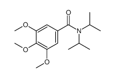 N,N-Diisopropyl-3,4,5-trimethoxybenzamide结构式