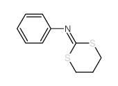 Benzenamine, N-1,3-dithian-2-ylidene-结构式