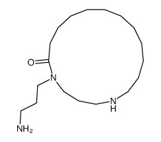 13-Aza-16-[(3-aminopropyl)amino]hexadecanoic acid 1,16-lactam结构式