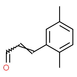 (2E)-3-(2,5-Dimethylphenyl)acrylaldehyde结构式