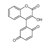 (3-hydroxy-2-oxo-2H-chromen-4-yl)-[1,4]benzoquinone Structure