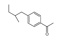 (S)-1-[4-(2-Methylbutyl)phenyl]ethanone structure