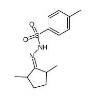 2,5-Dimethylcyclopentyl-tosylhydrazon结构式