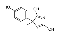 (R)-5-(4-Hydroxyphenyl)-5-ethylhydantoin结构式