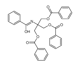 [2-benzamido-3-benzoyloxy-2-(benzoyloxymethyl)propyl] benzoate Structure