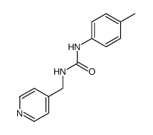 1-(pyridin-4-ylmethyl)-3-(p-tolyl)urea结构式